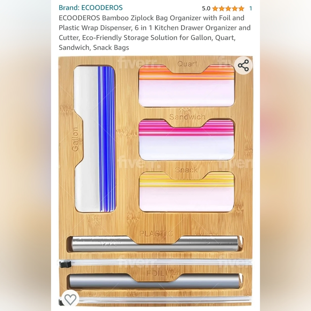Ziploc bag Organizer